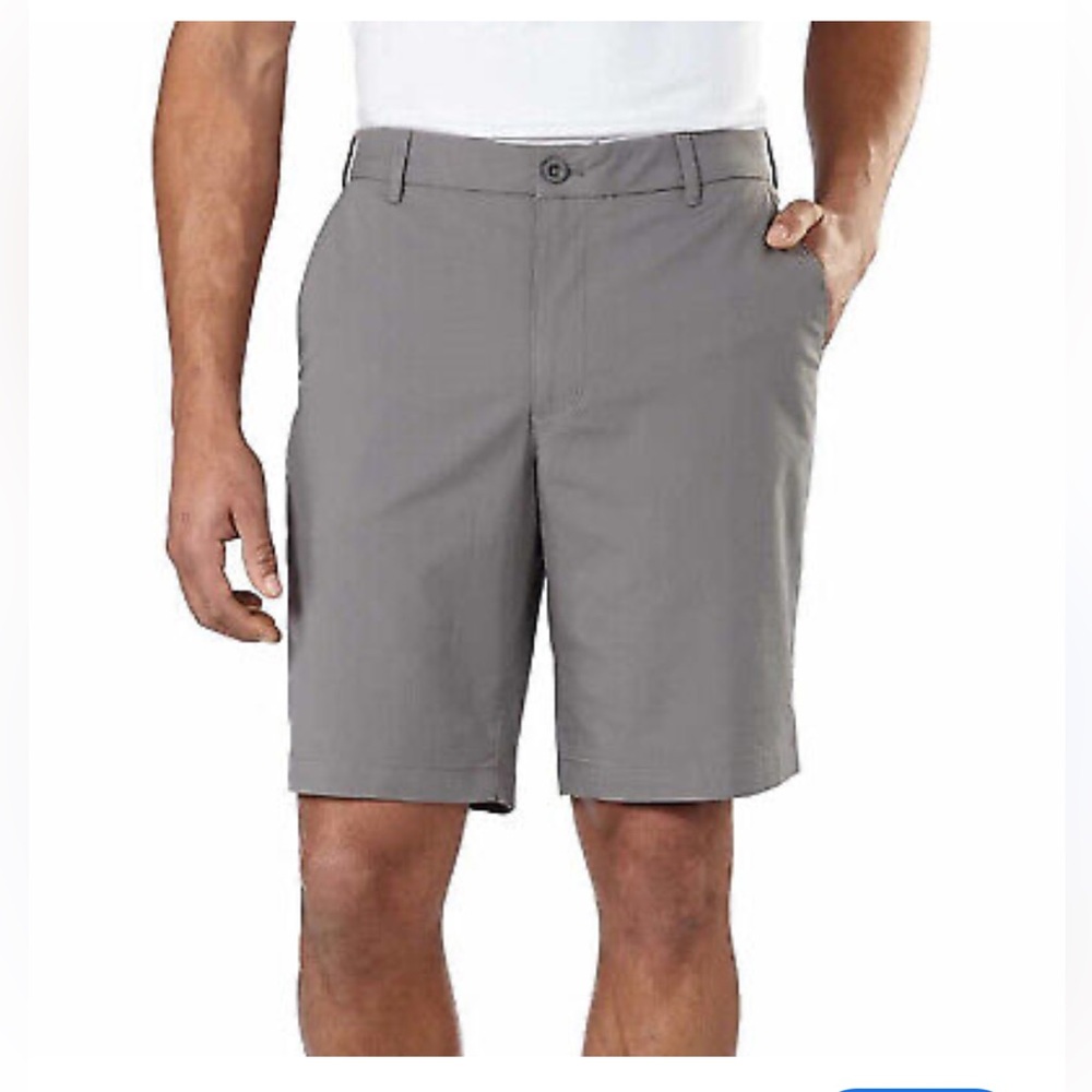 Izod Golf Performance FlatFront Short -Smoked Grey 
Size 34 -Sweat Wicking -EUC - Picture 2 of 7